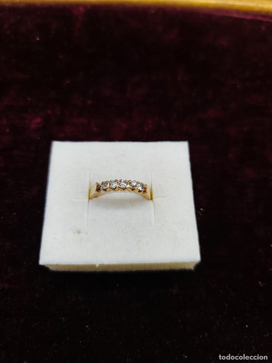 Joyeria: Cinquillo en oro amarillo y diamantes