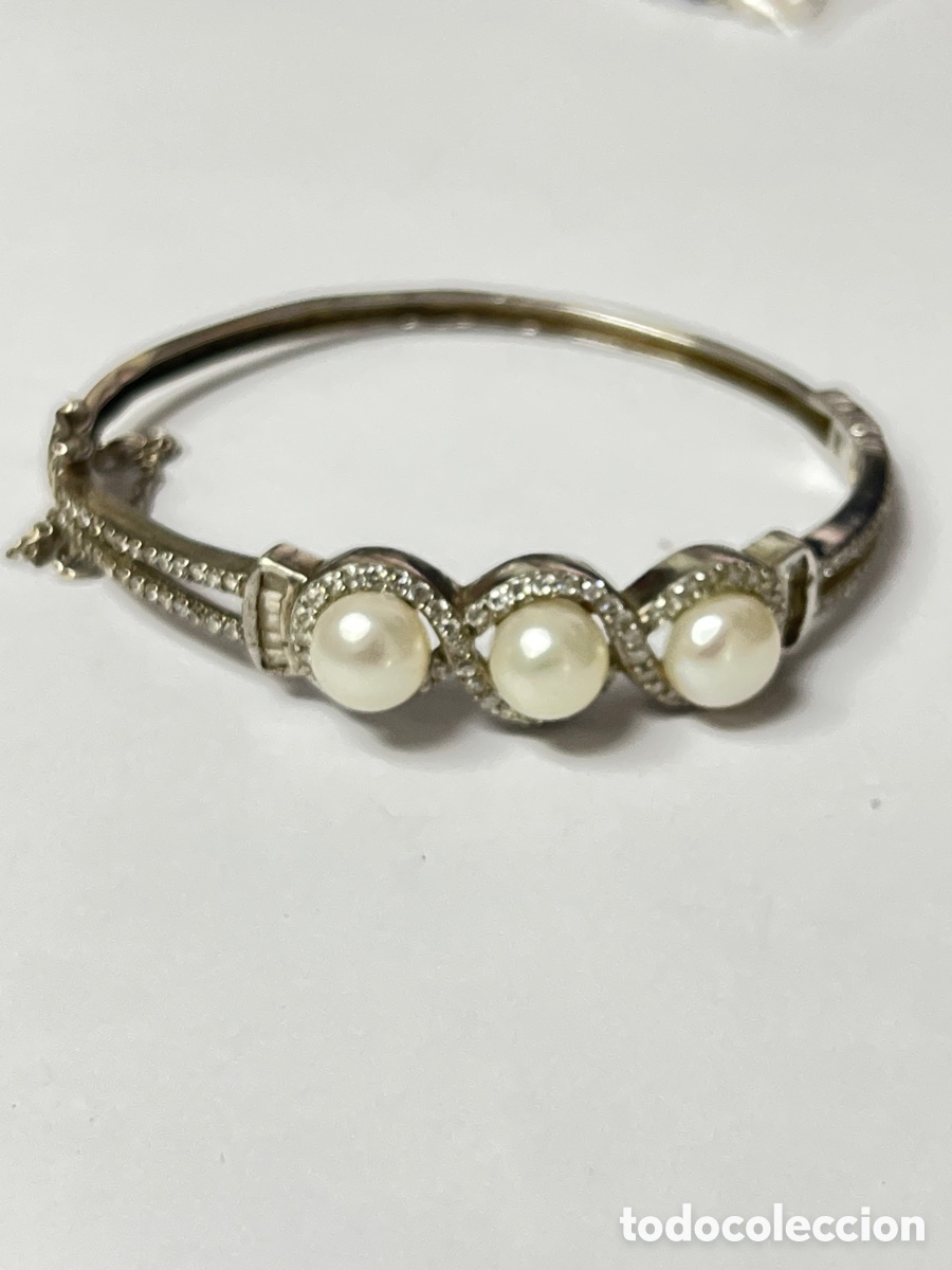 Joyeria: Pulsera de plata y perlas pul406
