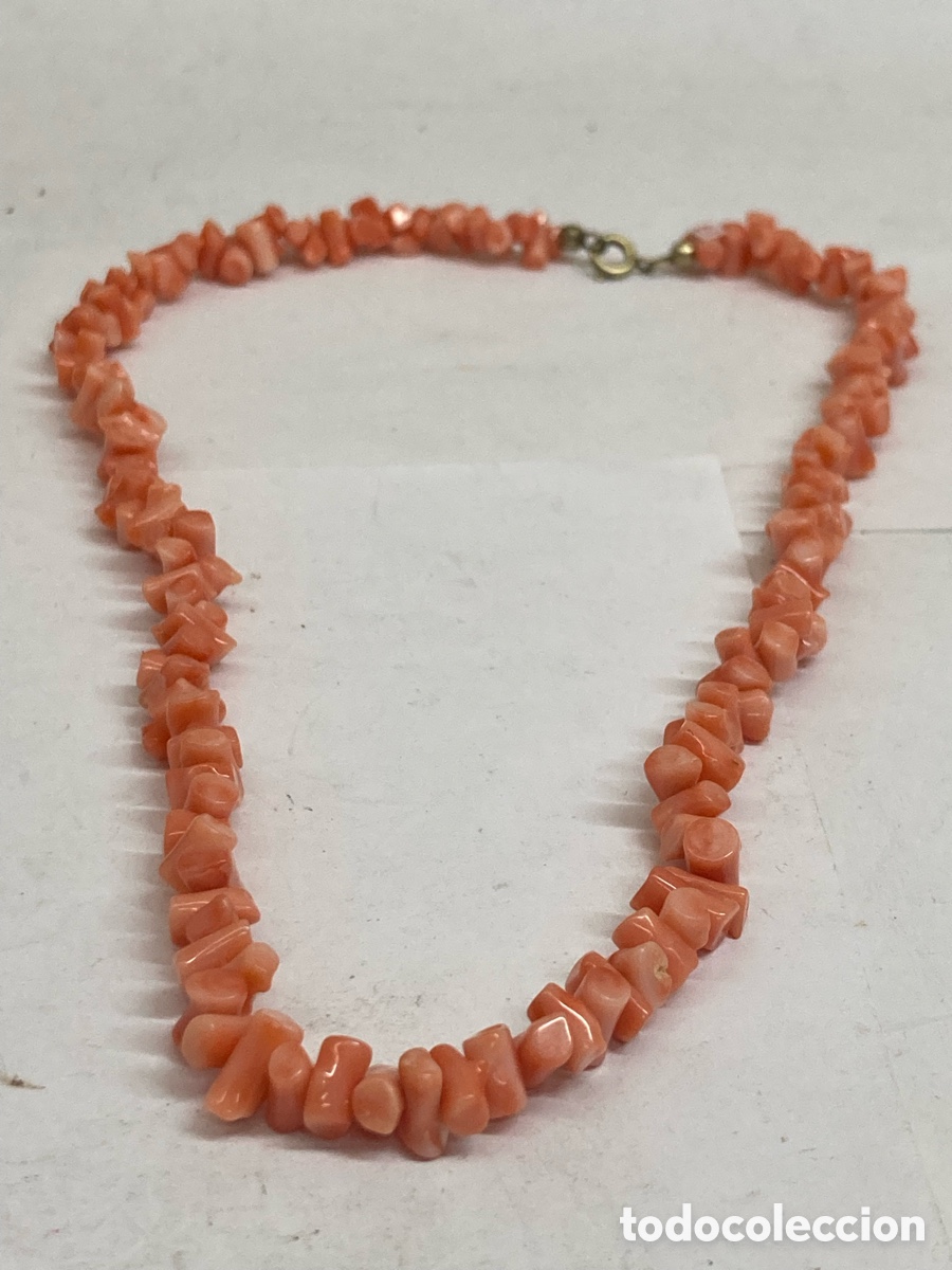 Joyeria: Collar de coral CC494