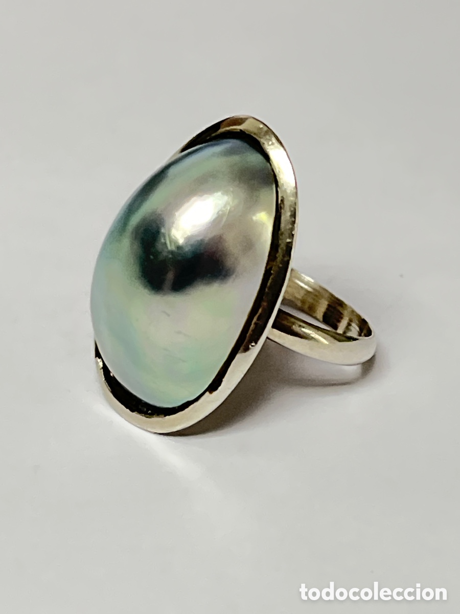 Joyeria: Anillo de plata y perla filipina /S510 - Foto 8