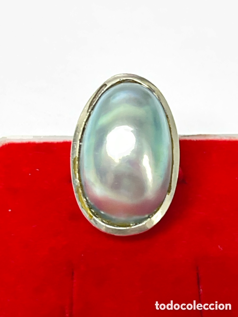 Joaillerie: Anillo de plata y perla filipina /S510