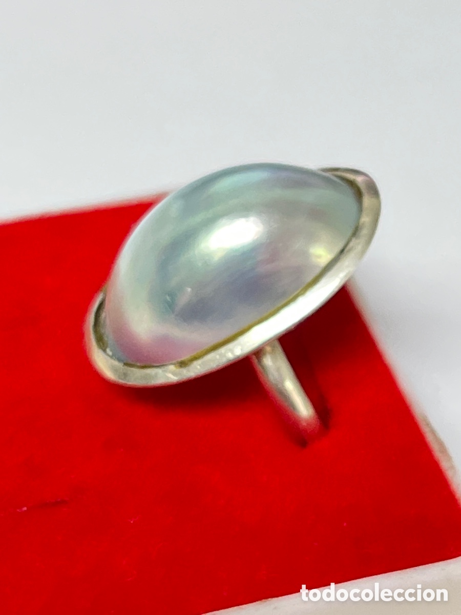Joyeria: Anillo de plata y perla filipina /S510 - Foto 2