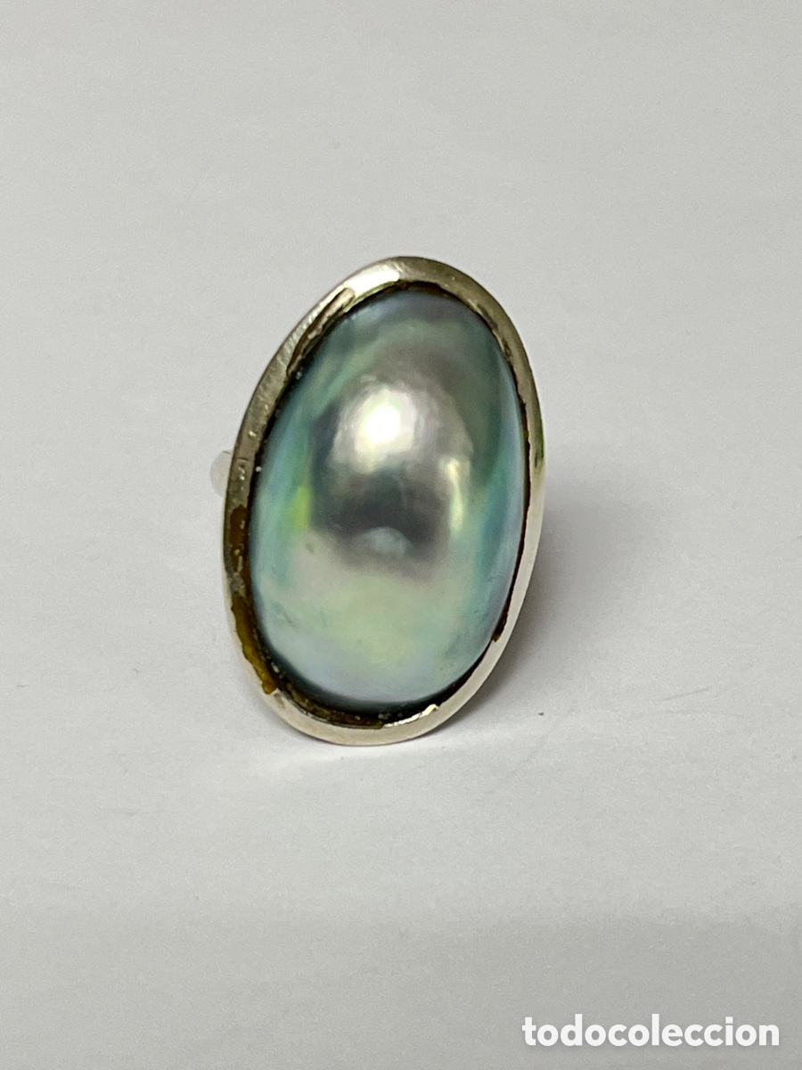 Joyeria: Anillo de plata y perla filipina /S510 - Foto 3