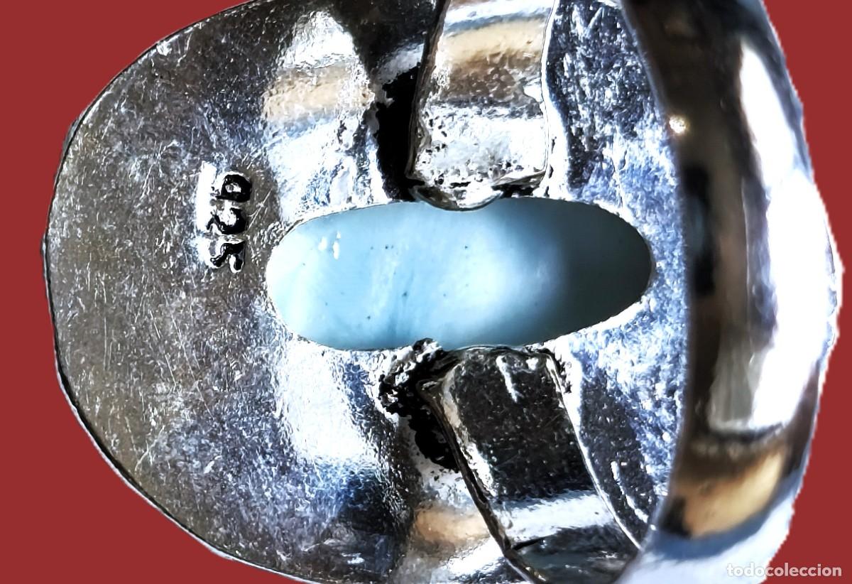 Joyeria: Anillo Plata con piedra Larimar. - Foto 3