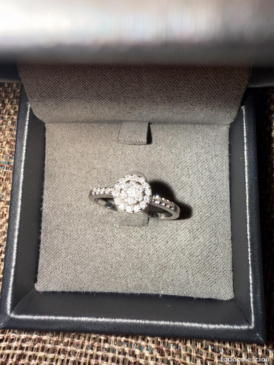 Joyeria: Anillo de diamantes y oro blanco - Foto 2