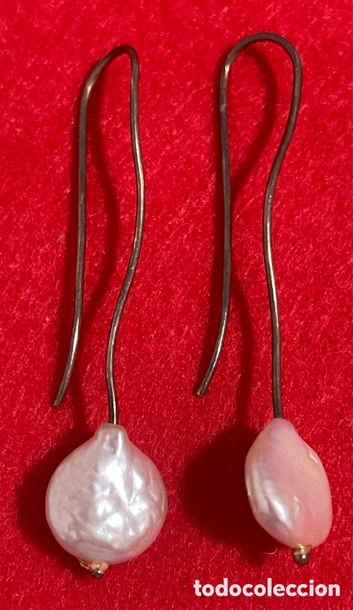 Joyeria: Simp&aacute;tica, pareja de pendientes en plata de ley - Foto 1