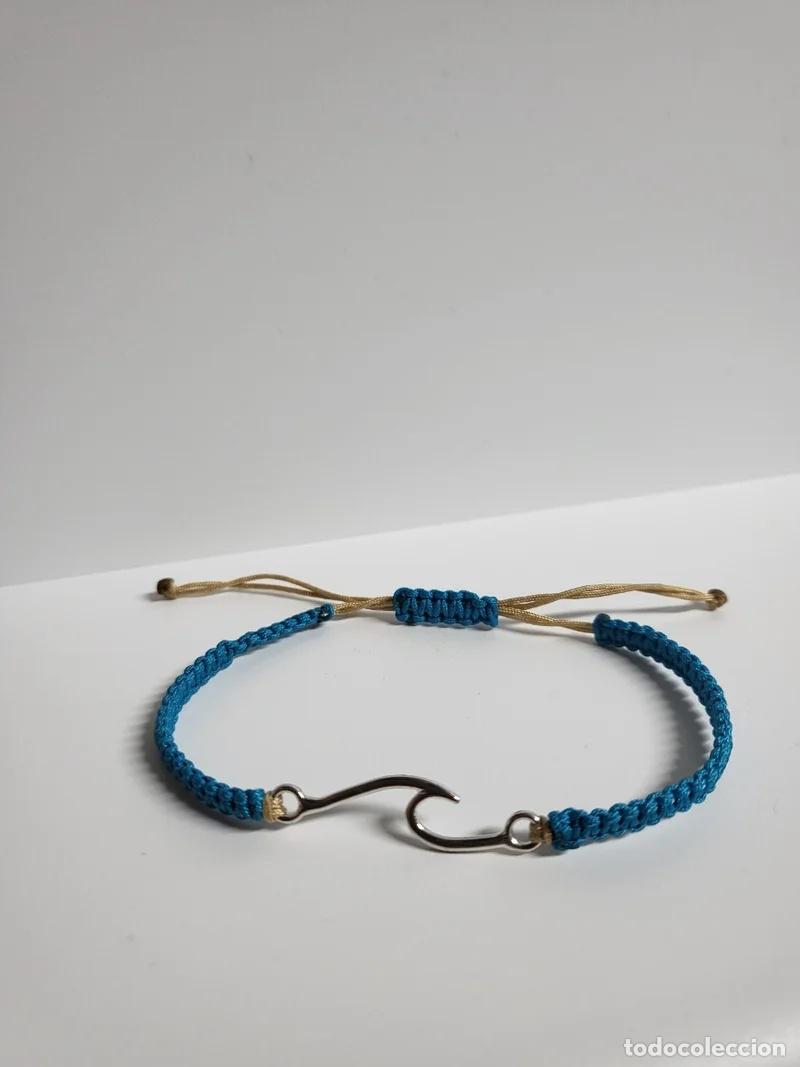 Jewelry: Pulsera hilo surfera ola hecha a mano