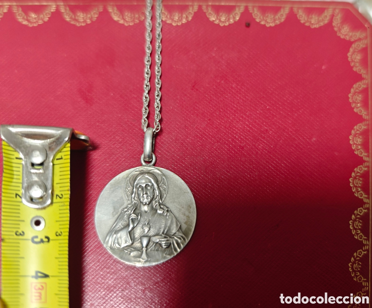 Joyeria: Cristo muy grande antiguo 1911 plata - Foto 3