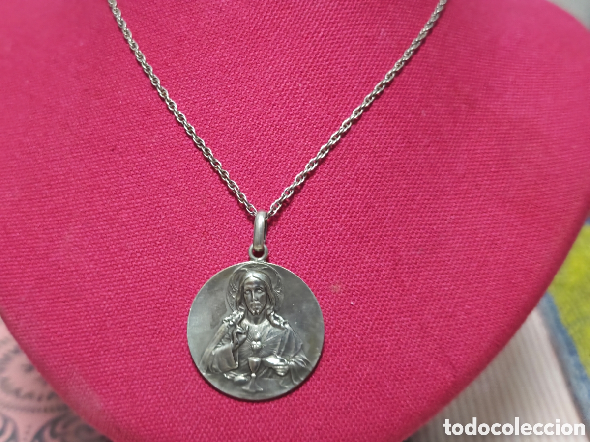 Joyeria: Cristo muy grande antiguo 1911 plata - Foto 10