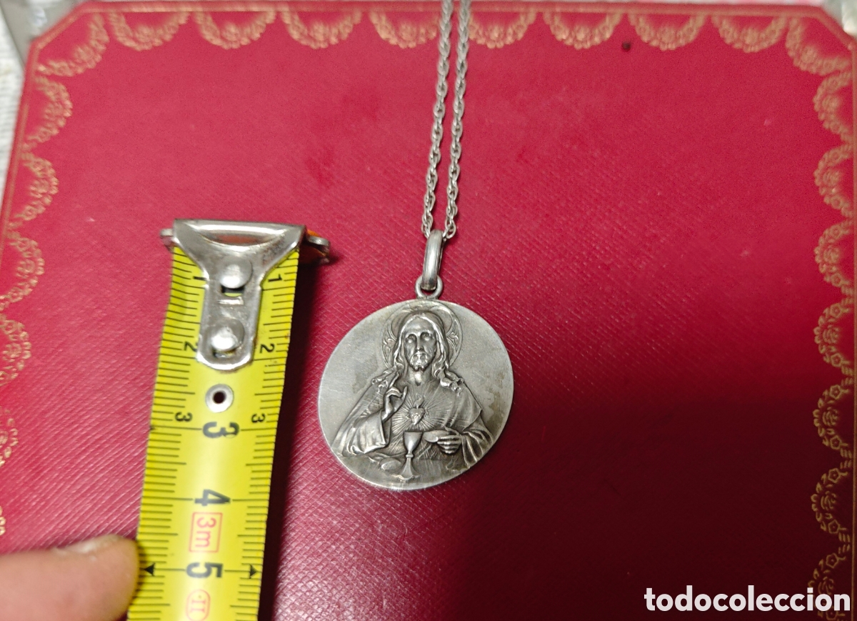 Joyeria: Cristo muy grande antiguo 1911 plata - Foto 11