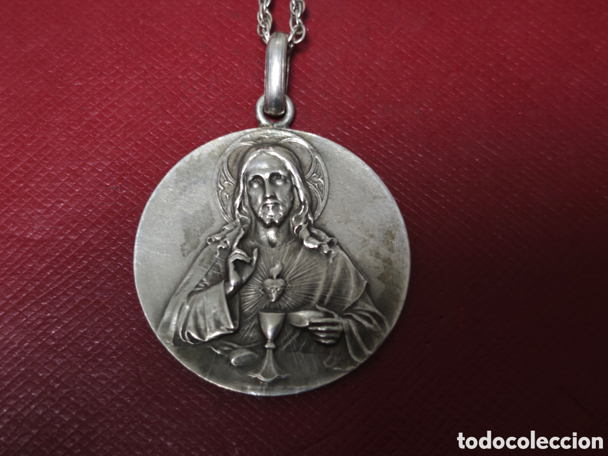 Joyeria: Cristo muy grande antiguo 1911 plata - Foto 1