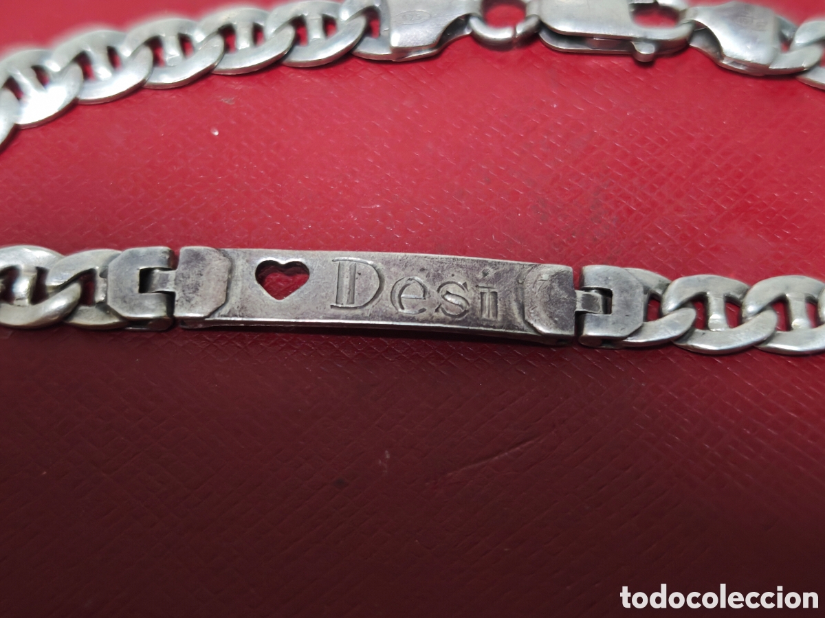 Joyeria: Pulsera en plata de ley con grabados - Foto 2