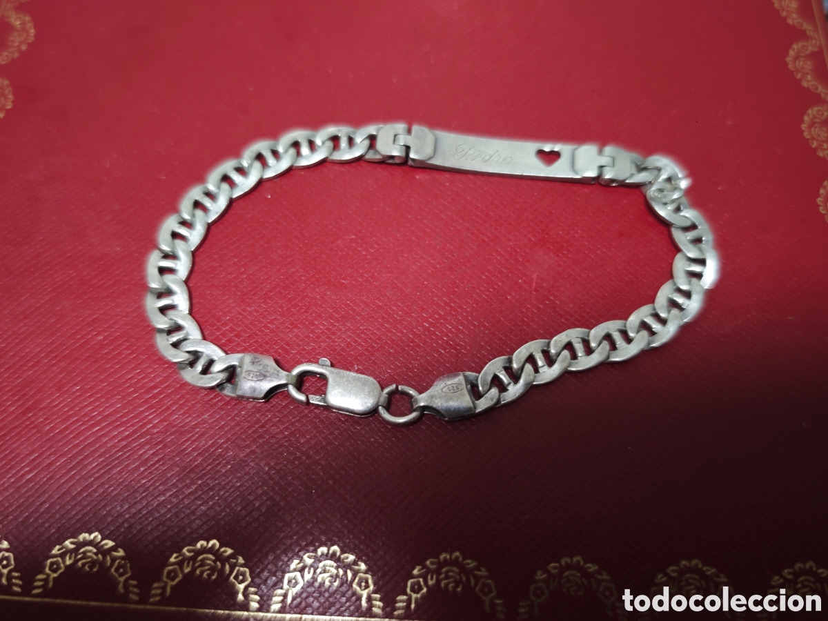 Joyeria: Pulsera en plata de ley con grabados - Foto 4