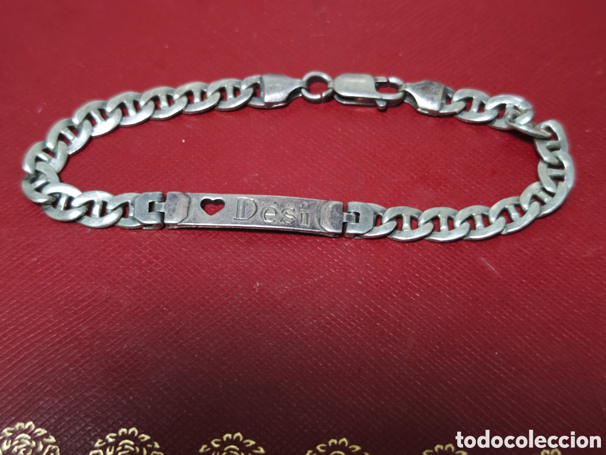 Joyeria: Pulsera en plata de ley con grabados - Foto 6