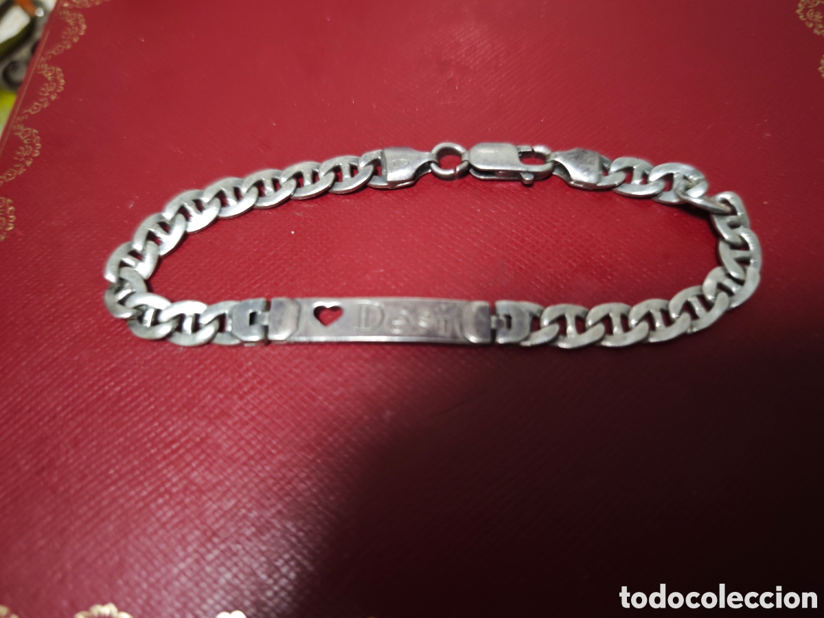 Joyeria: Pulsera en plata de ley con grabados - Foto 7