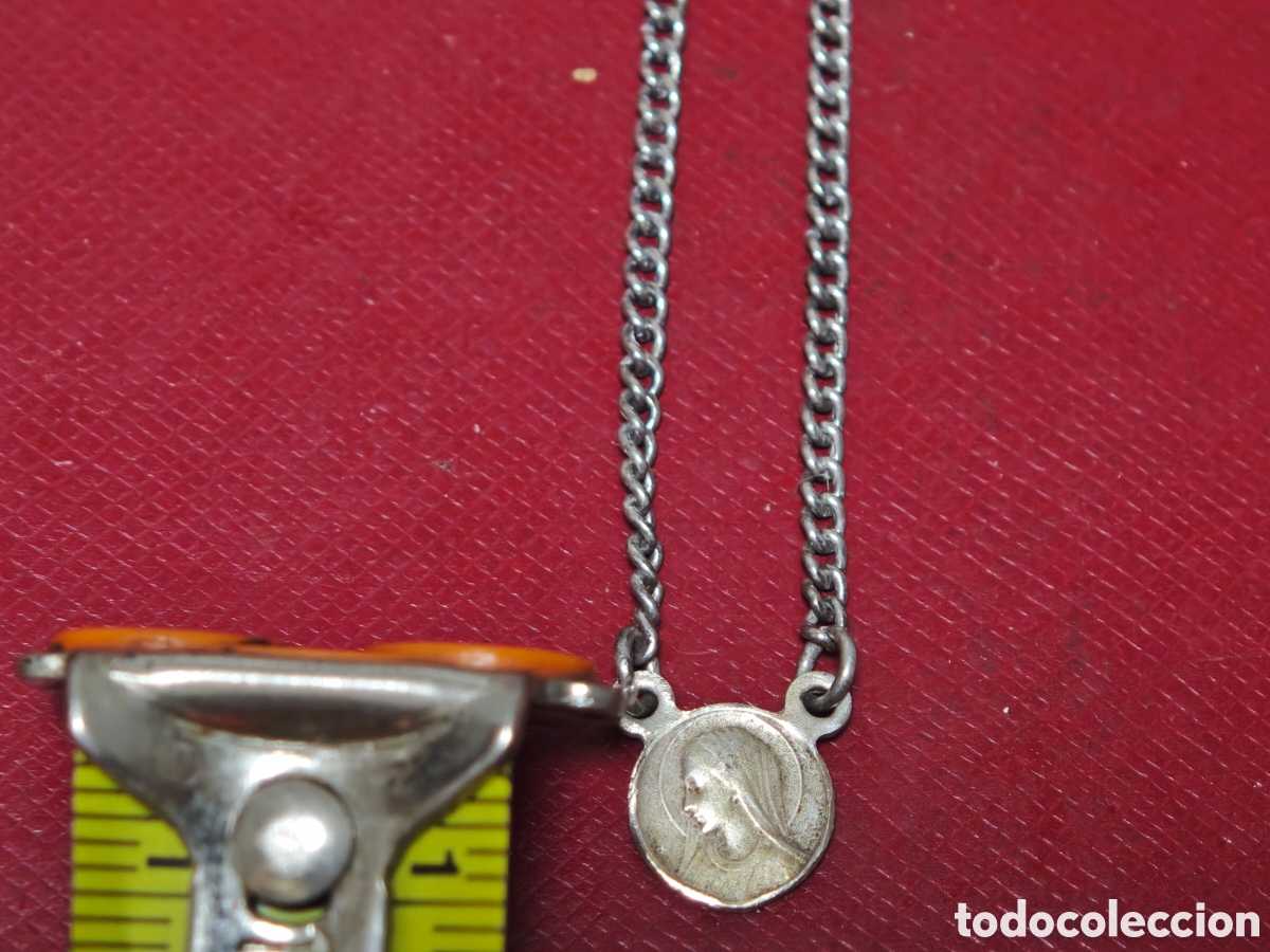 Joyeria: Gargantilla en plata de ley con la Virgen - Foto 3