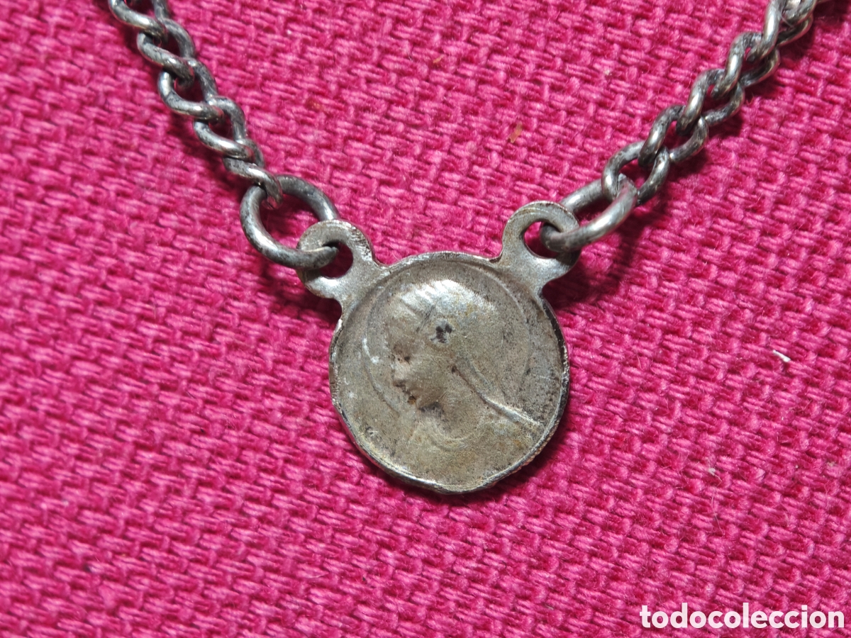 Joyeria: Gargantilla en plata de ley con la Virgen - Foto 8