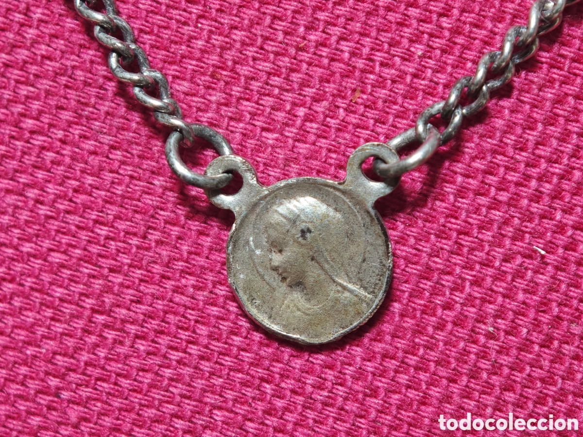 Joyeria: Gargantilla en plata de ley con la Virgen - Foto 9