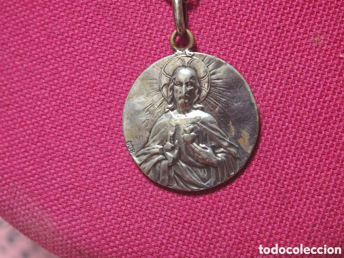 Joyeria: Escapulario de la Virgen y Jes&uacute;s en plata de ley - Foto 3