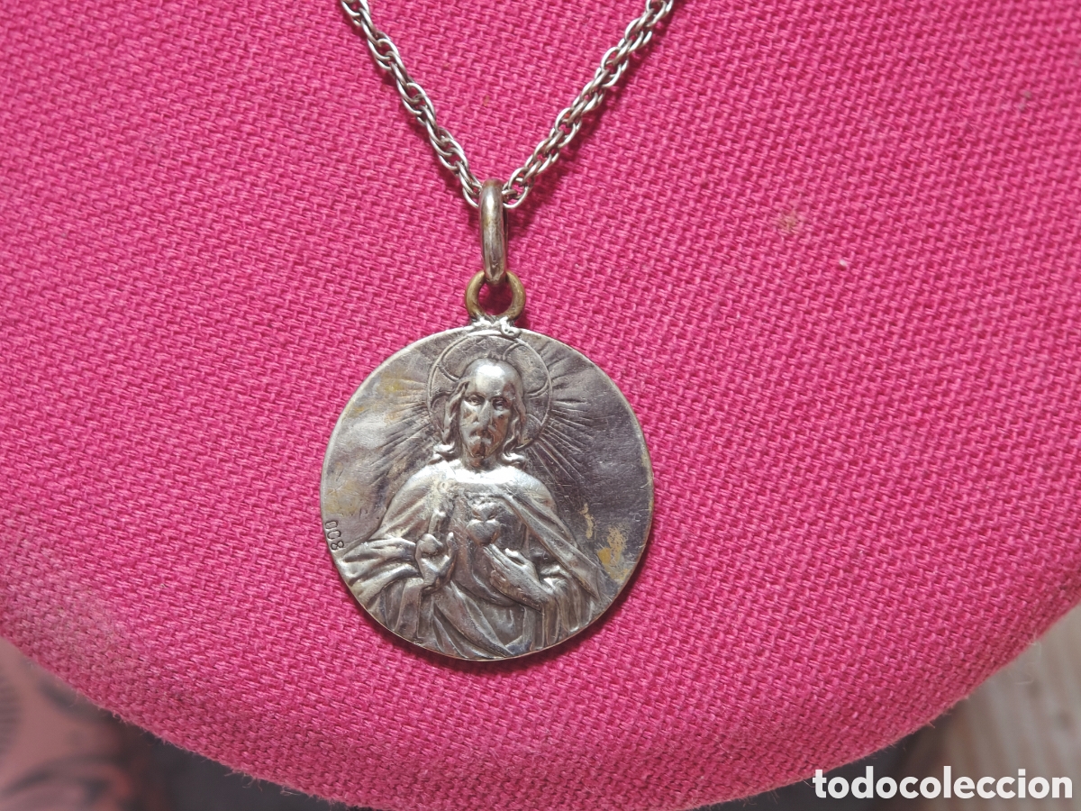 Joyeria: Escapulario de la Virgen y Jes&uacute;s en plata de ley - Foto 4