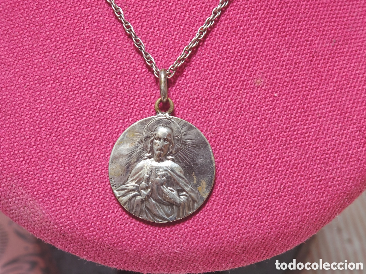 Joyeria: Escapulario de la Virgen y Jes&uacute;s en plata de ley - Foto 8