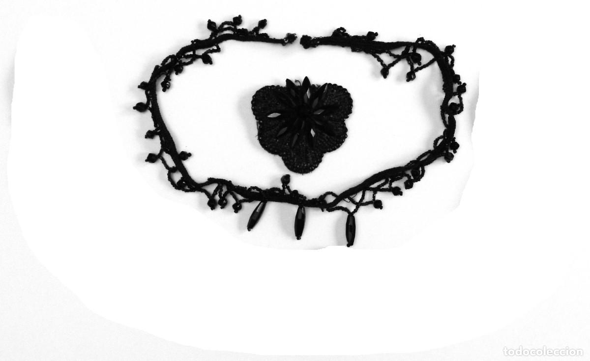 Joyeria: Dos aplicaciones en Azabache antiguo