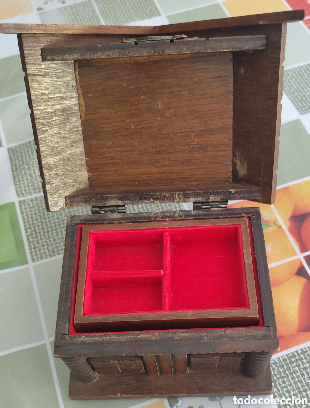 Joyeria: Joyero Vintage de madera maciza - Foto 3