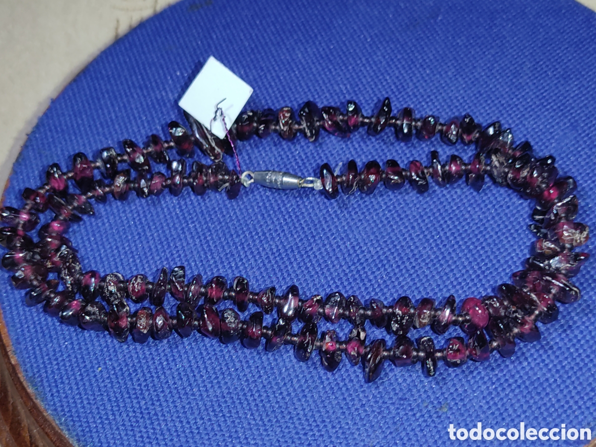 Joyeria: Collar de granates naturales.Vintage.*W* - Foto 5