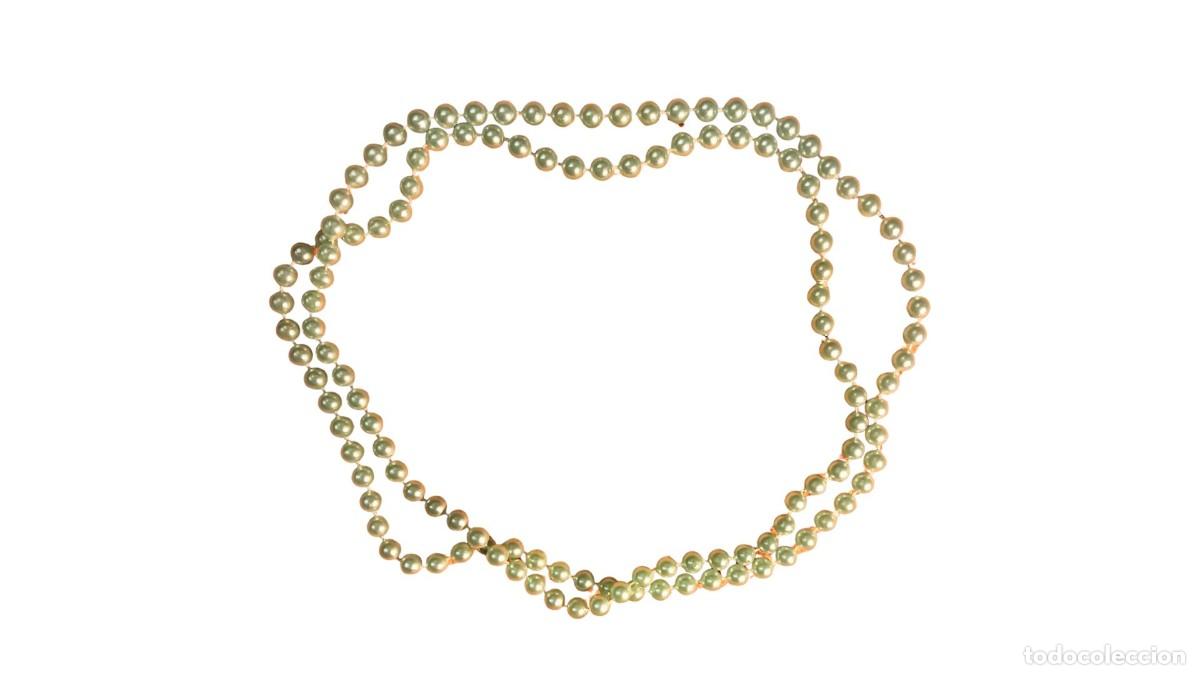 Jewelry: Elegante Collar de Perlas Azul Claro &ndash; 60 cm