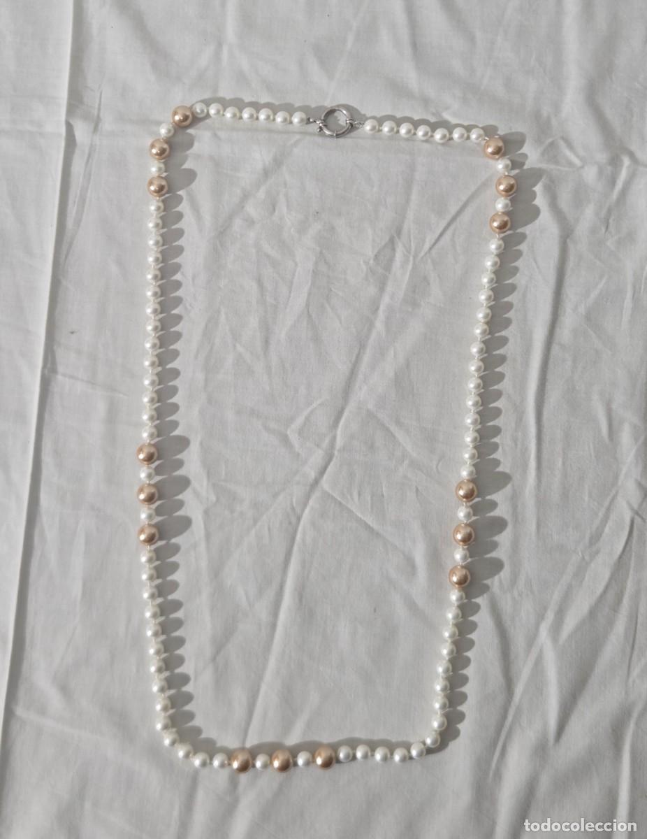 Joyeria: Collar de perlas con broche de plata 925