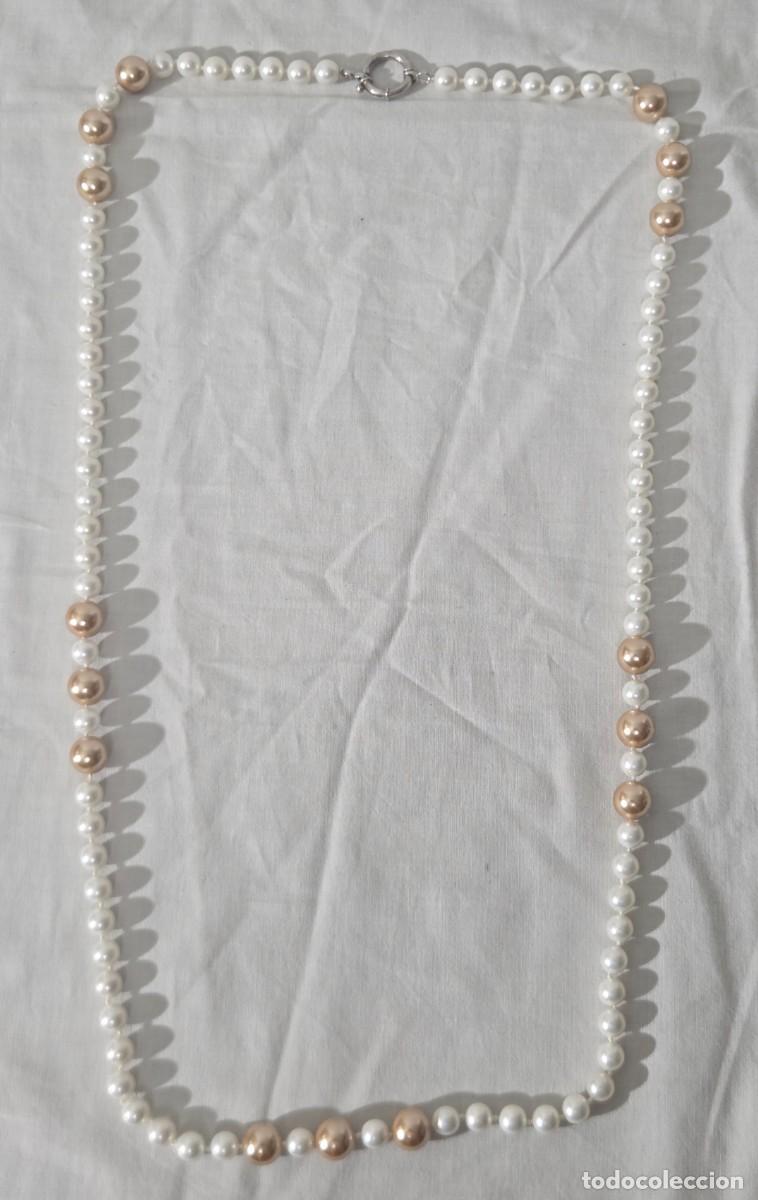 Joyeria: Collar de perlas con broche de plata 925 - Foto 2