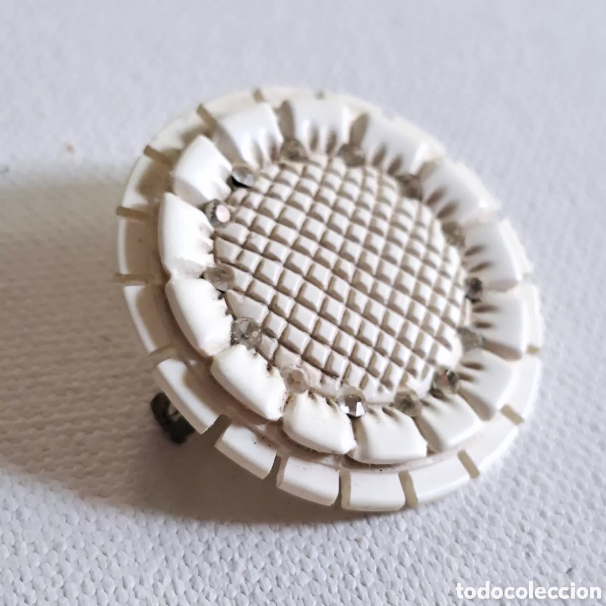 Joyeria: Broche Margarita A&ntilde;os 30