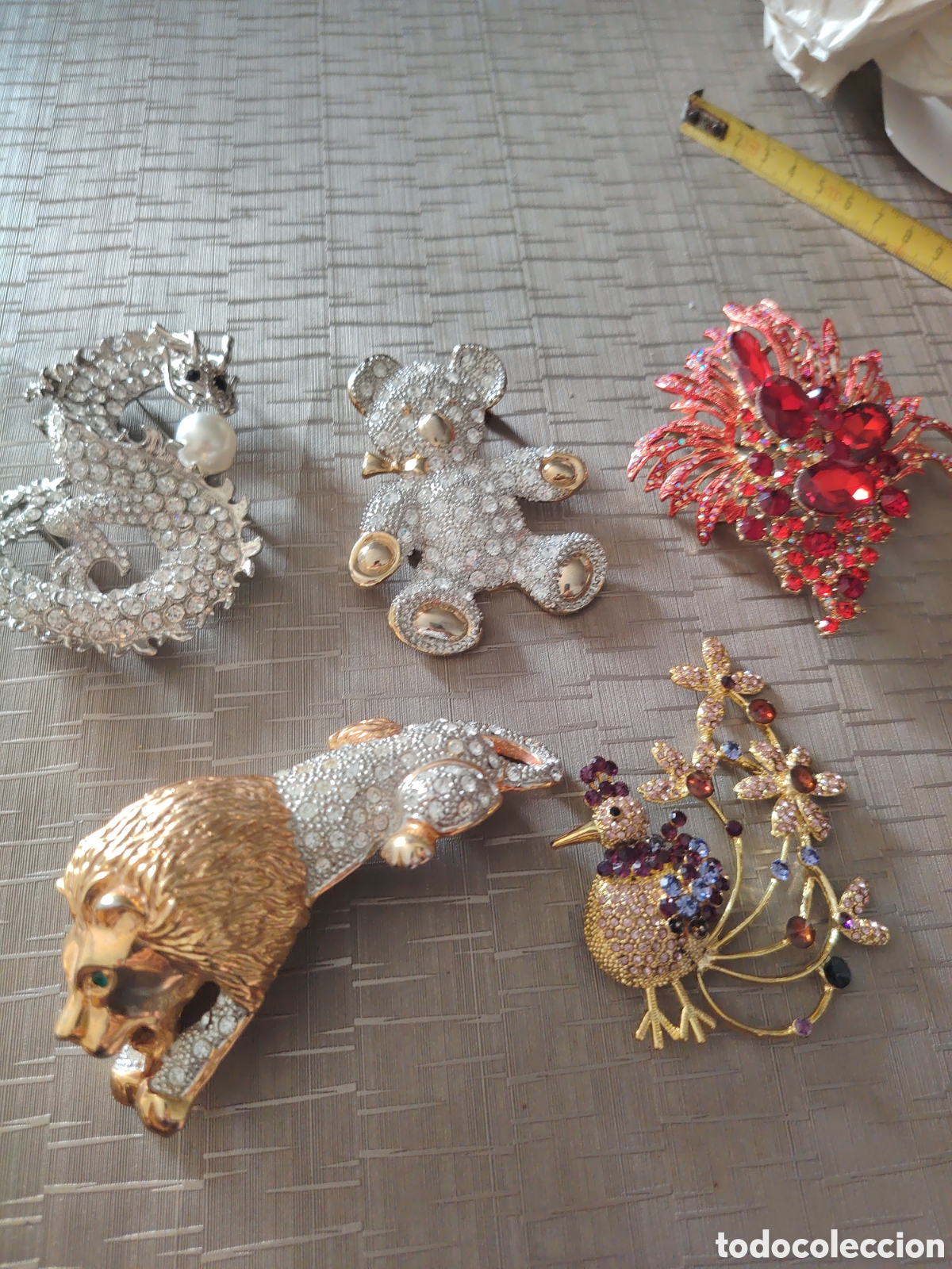 Joyeria: LOTE DE BROCHES VINTAGE