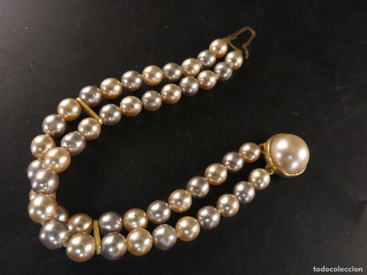 Joyeria: Pulsera de Cuentas Tipo Perlas Sierre Dorado - Foto 6