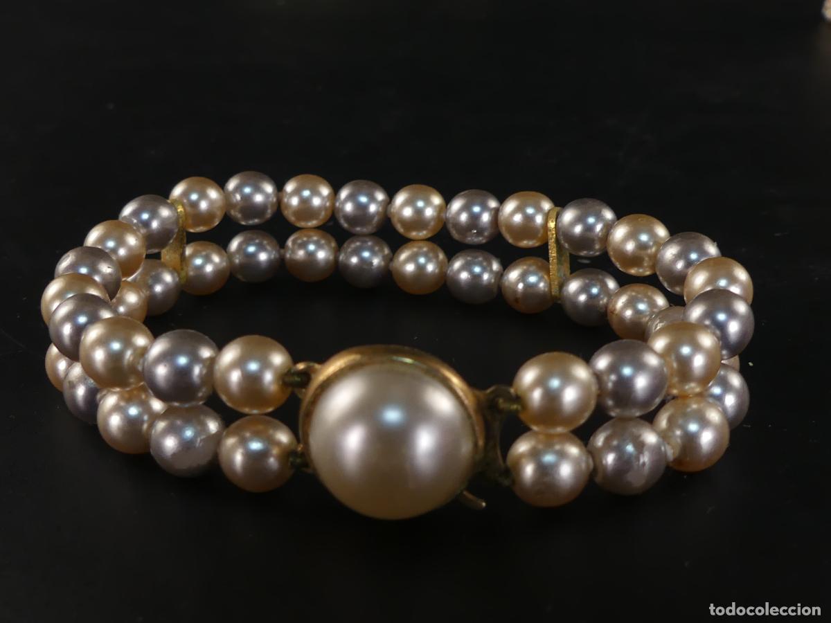 Joyeria: Pulsera de Cuentas Tipo Perlas Sierre Dorado - Foto 8