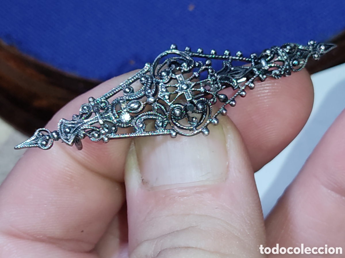 Joyeria: Antiguo Broche & prendedor de plata. - Foto 2