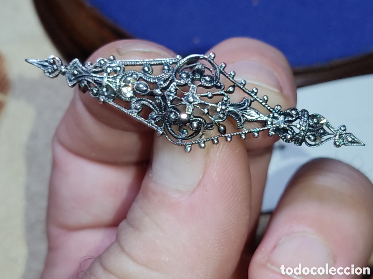 Joyeria: Antiguo Broche & prendedor de plata.