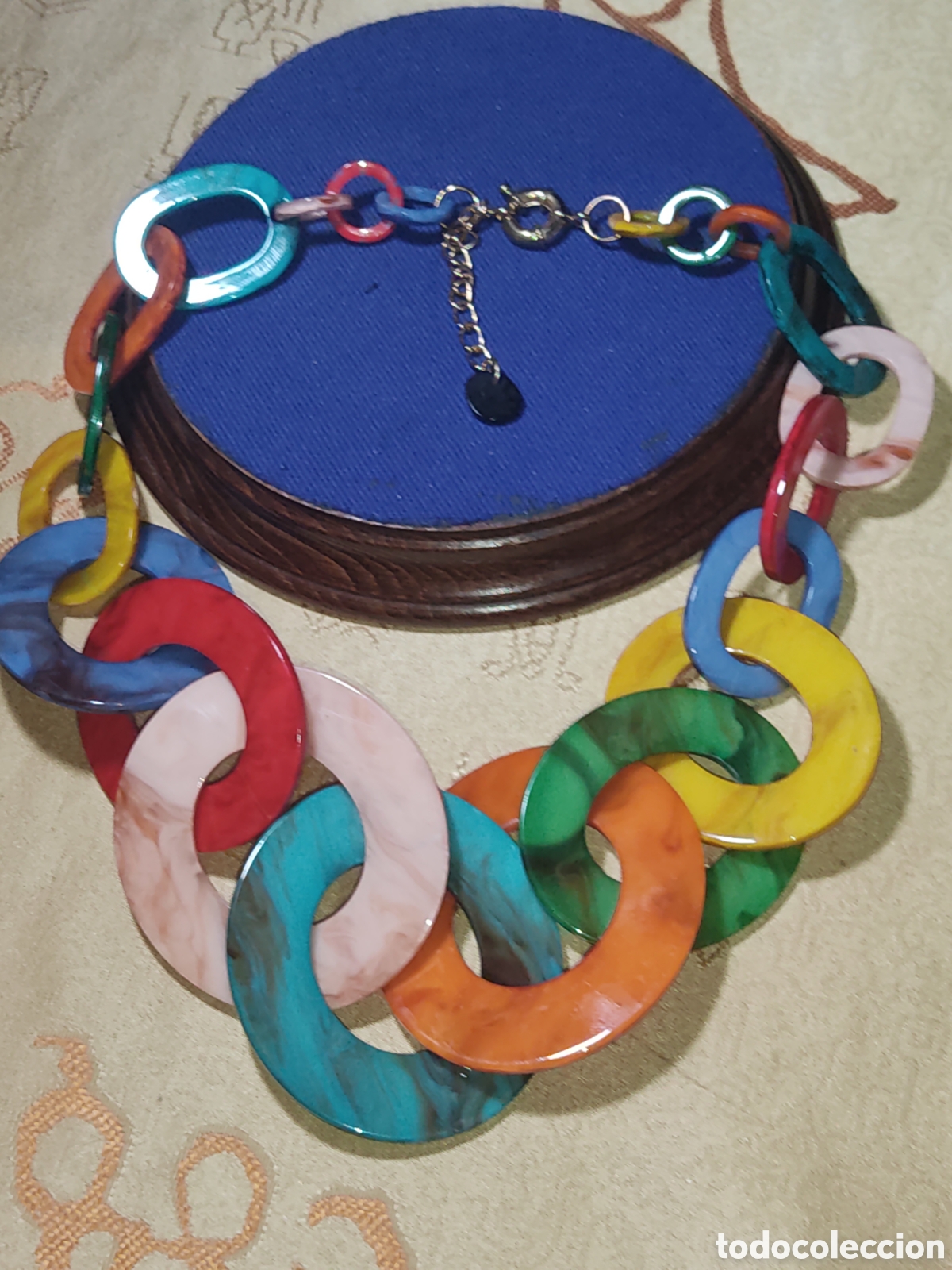 Joyeria: Collar de aros grandes acr&iacute;licos - Foto 2