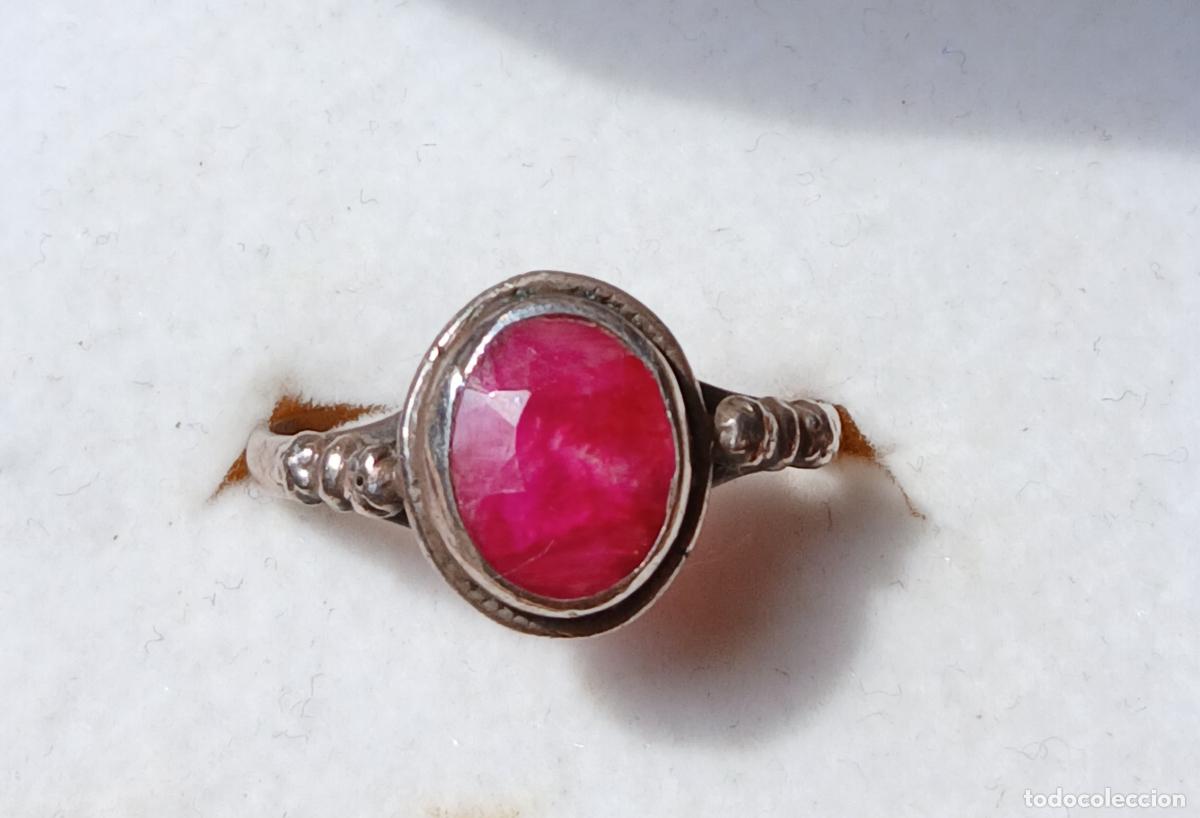 Joyeria: ANILLO DE PLATA 925 CON PIEDRA NATURAL