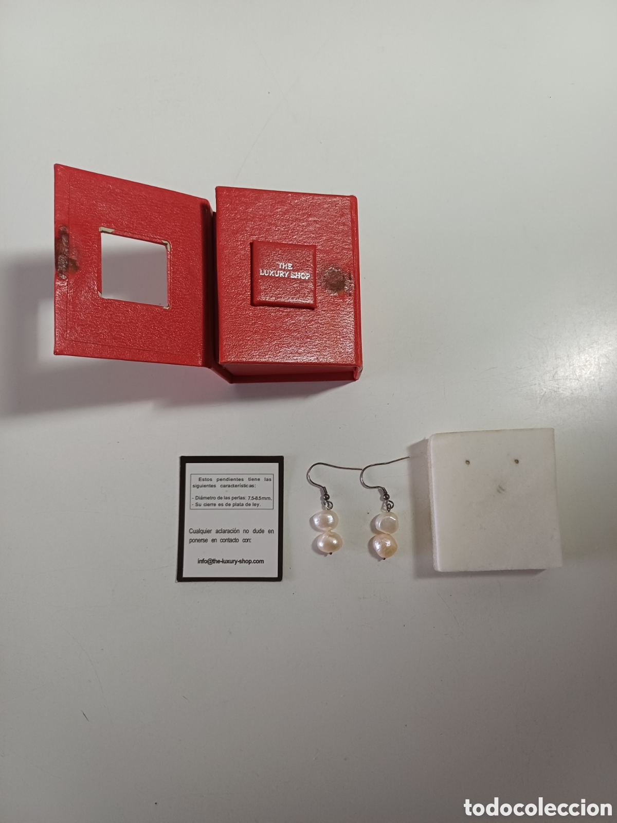 Joyeria: Pendientes de perlas y plata The Luxury Shop - Foto 3