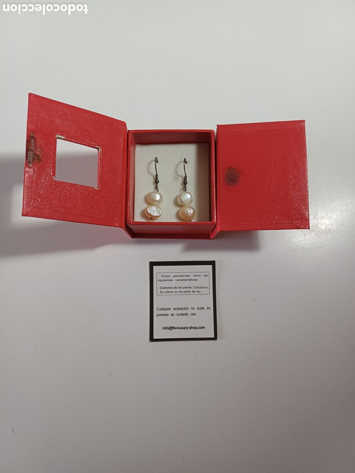 Joyeria: Pendientes de perlas y plata The Luxury Shop