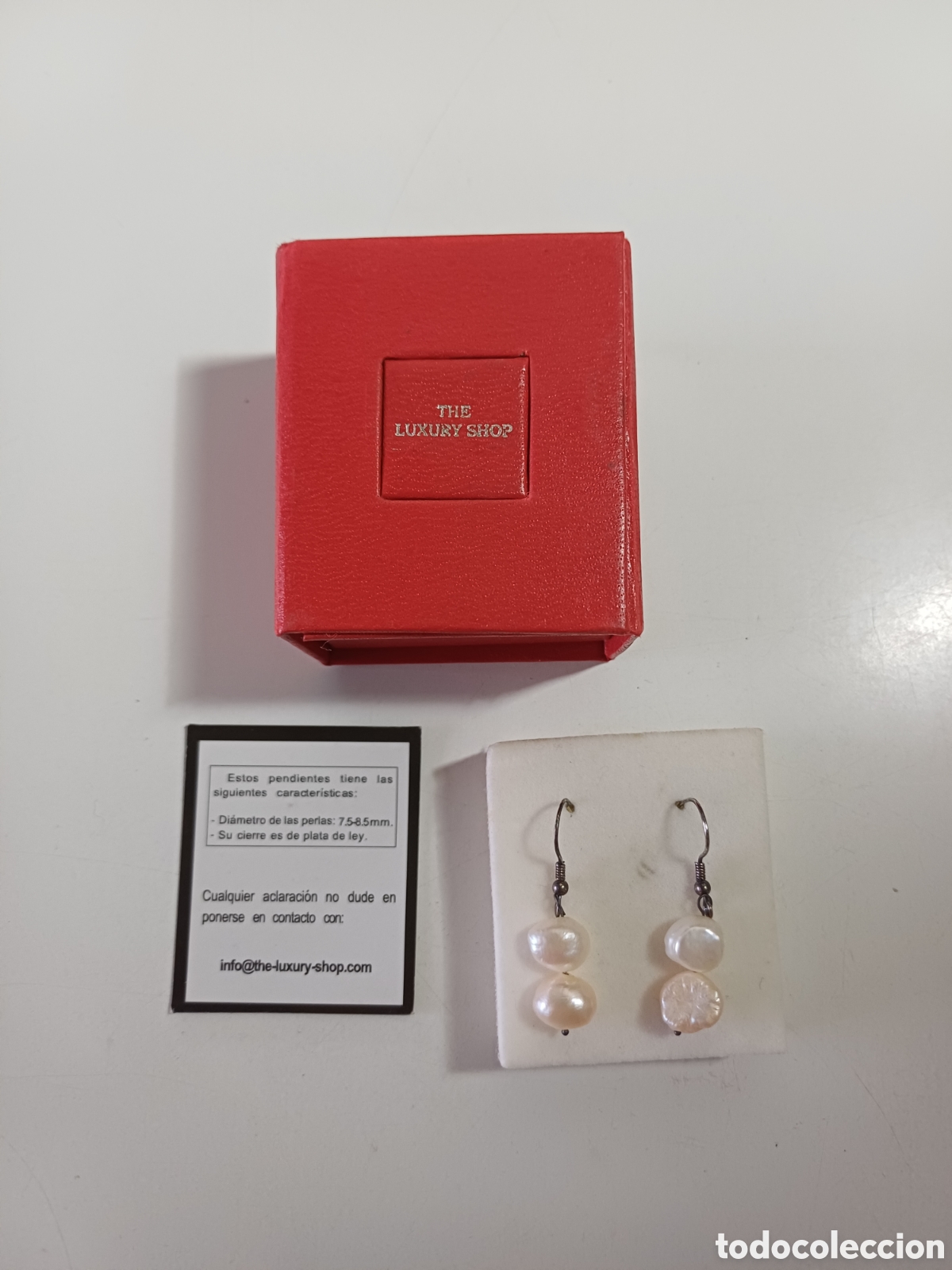 Joyeria: Pendientes de perlas y plata The Luxury Shop