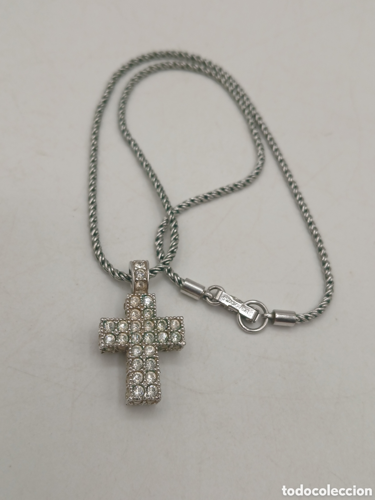 Joyeria: Collar Swarovski metal plateado - Foto 2