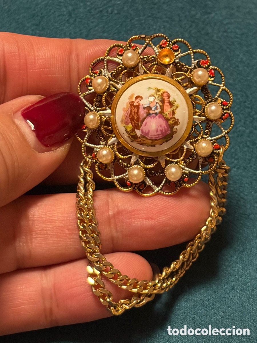 Joyeria: Broche vintage camafeo - Foto 2