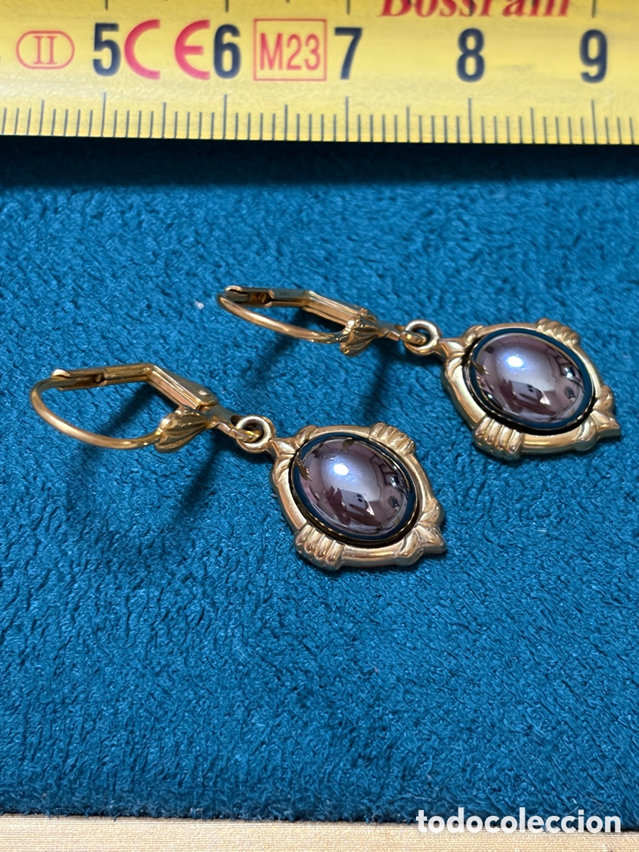 Joyeria: Pendientes dorados de bisuter&iacute;a - Foto 2