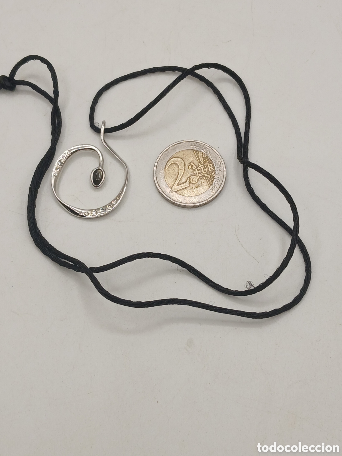 Joyeria: Colgante Misaki plata 925mls y cuarzo. Cord&oacute;n algod&oacute;n - Foto 5