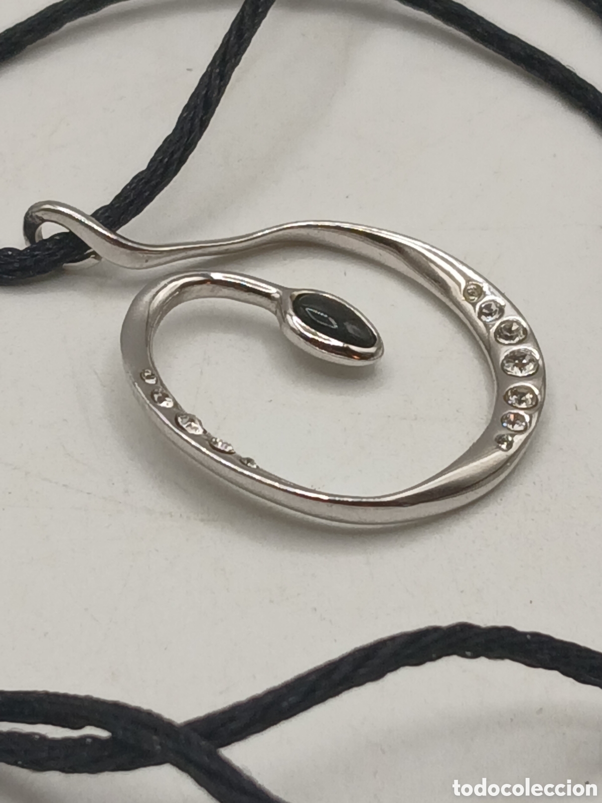 Joyeria: Colgante Misaki plata 925mls y cuarzo. Cord&oacute;n algod&oacute;n - Foto 6