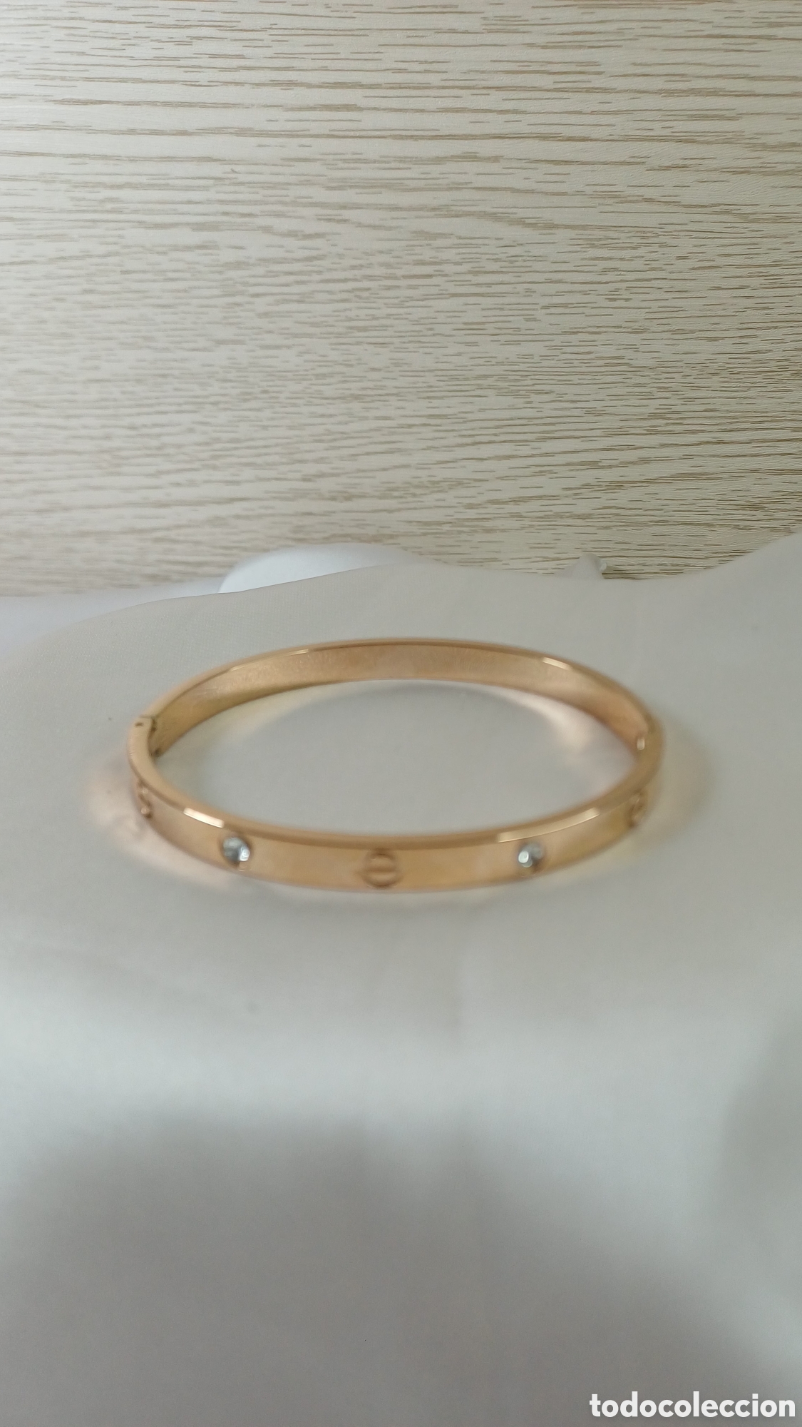 Joyeria: Brazalete Chapado Oro 18 k Vintage Love
