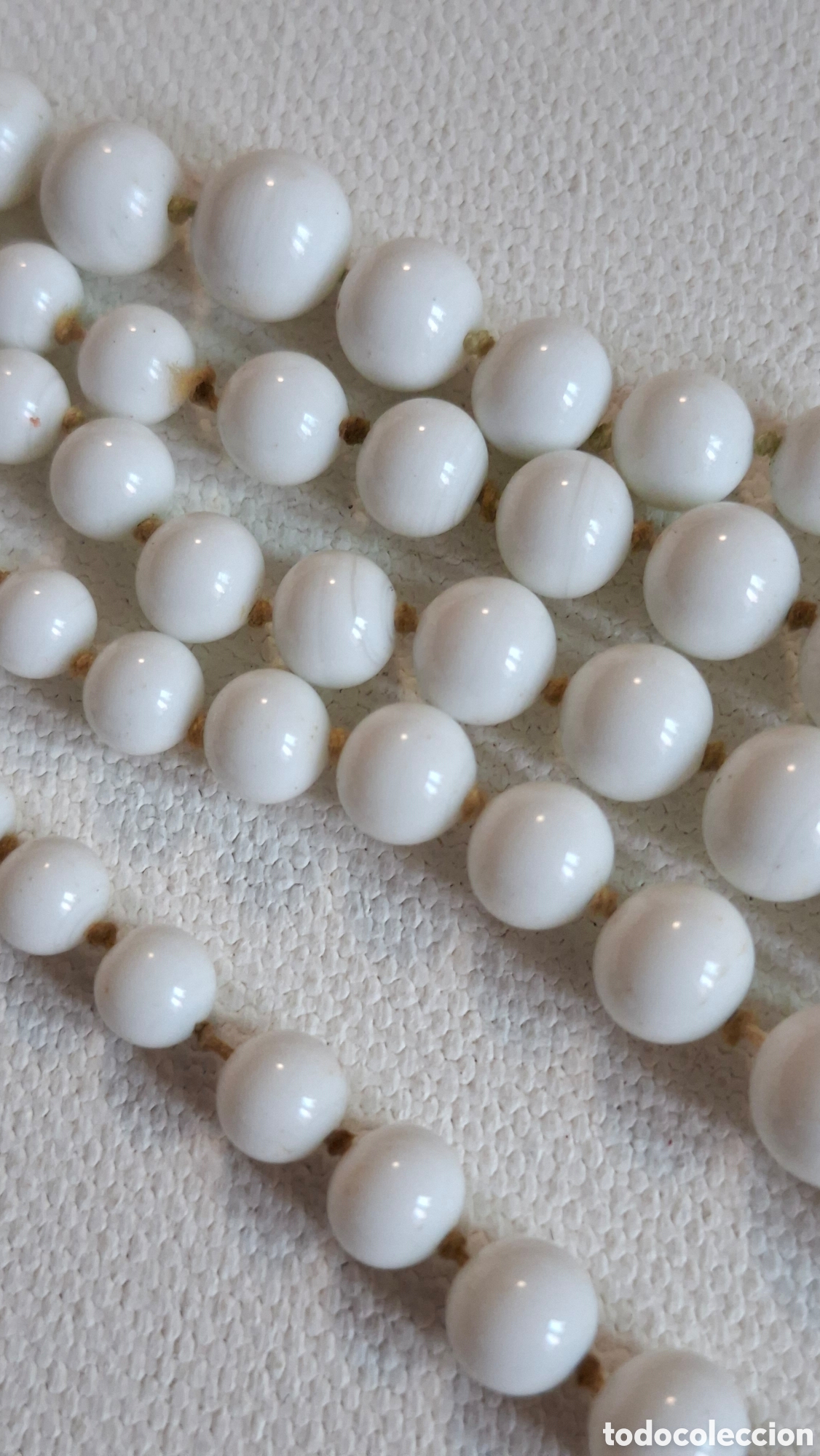 Joyeria: Collar Cristal Blanco Antiguo - Foto 6
