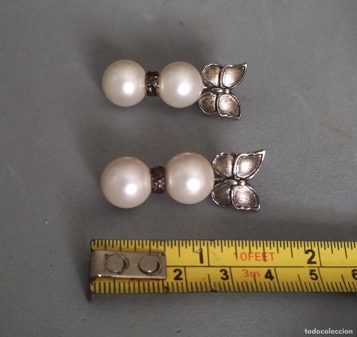 Joyeria: Pendientes plata de ley con perlas - Foto 2